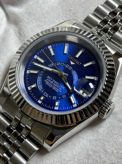 Seiko SKYDWELLER Blue Mod