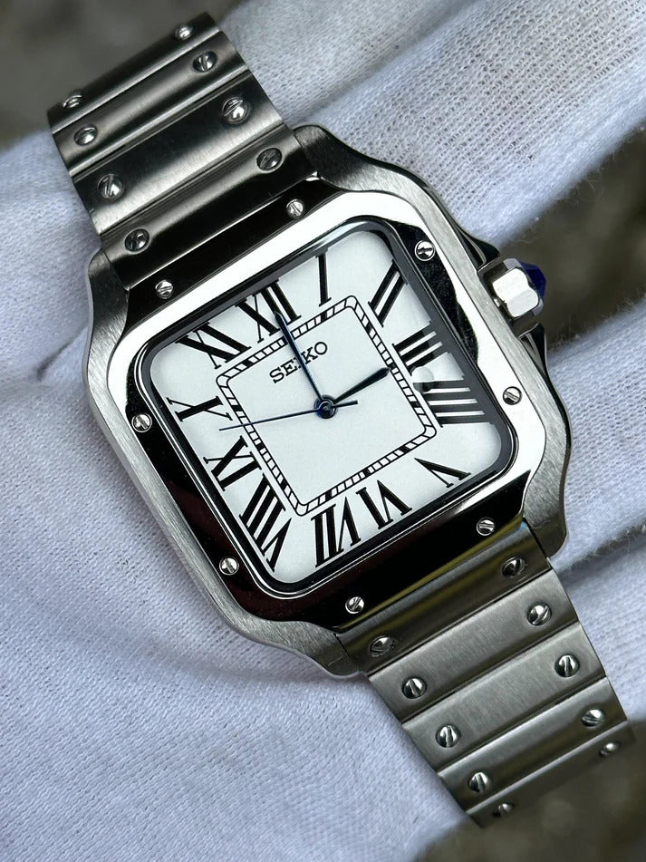 Seiko Santos White Dial Mod