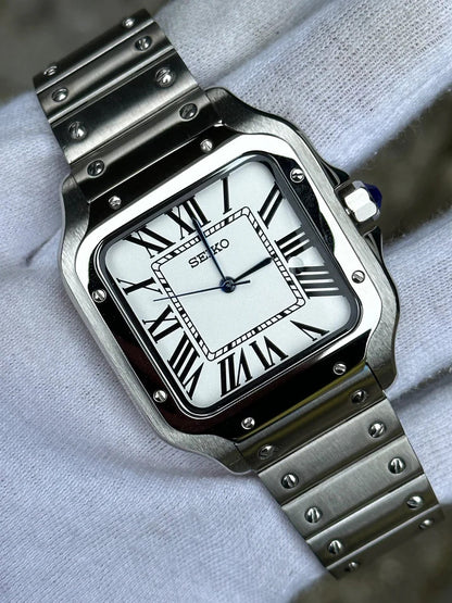 Seiko Santos White Dial Mod