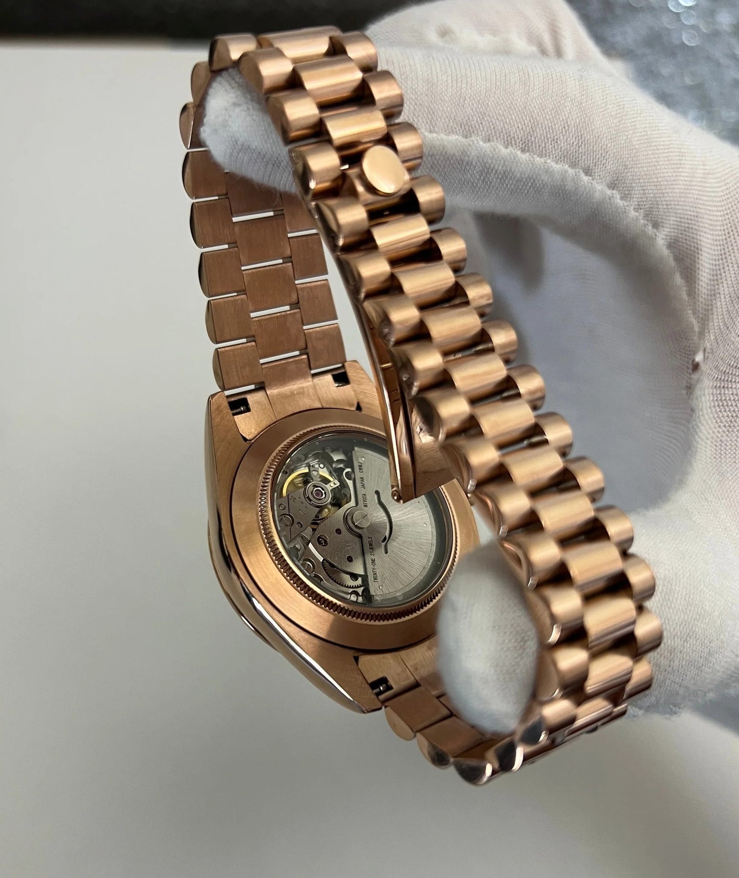 Seiko Tiffany Blue Gold Day-Date Mod