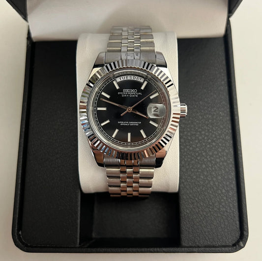 Seiko DayDate Black Mod