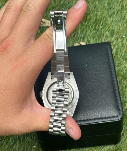 Seiko SilverBlack Arabic Mod