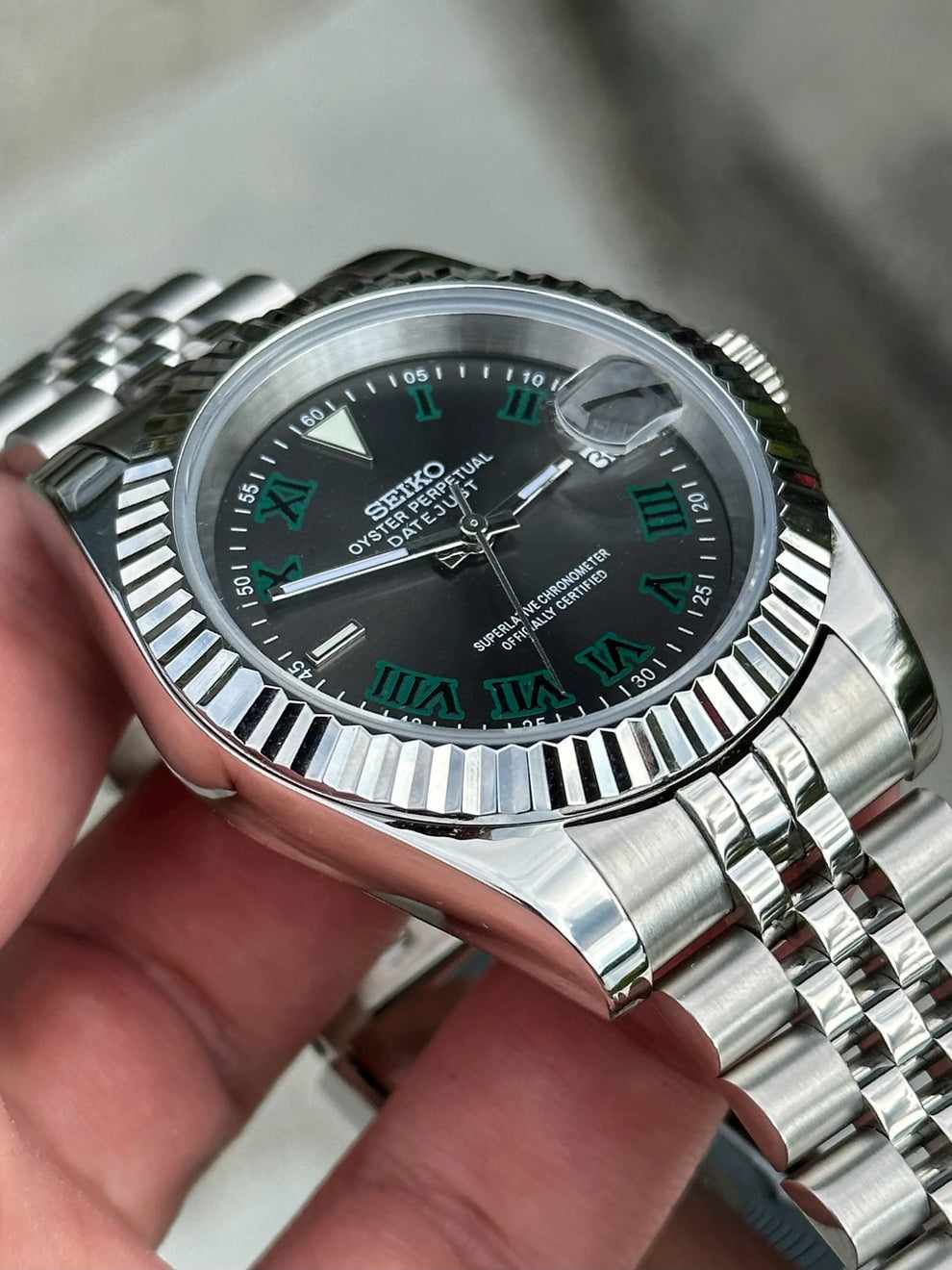 Seiko Wimbledon DateJust Mod