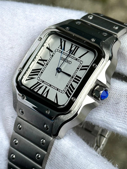 Seiko Santos White Dial Mod