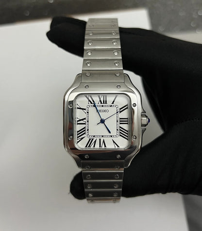 Seiko Santos White Dial Mod