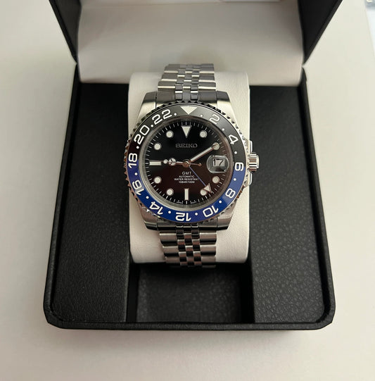 Seiko GMT Batman Mod