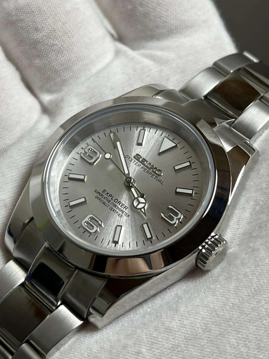 Seiko Explorer Grey Mod