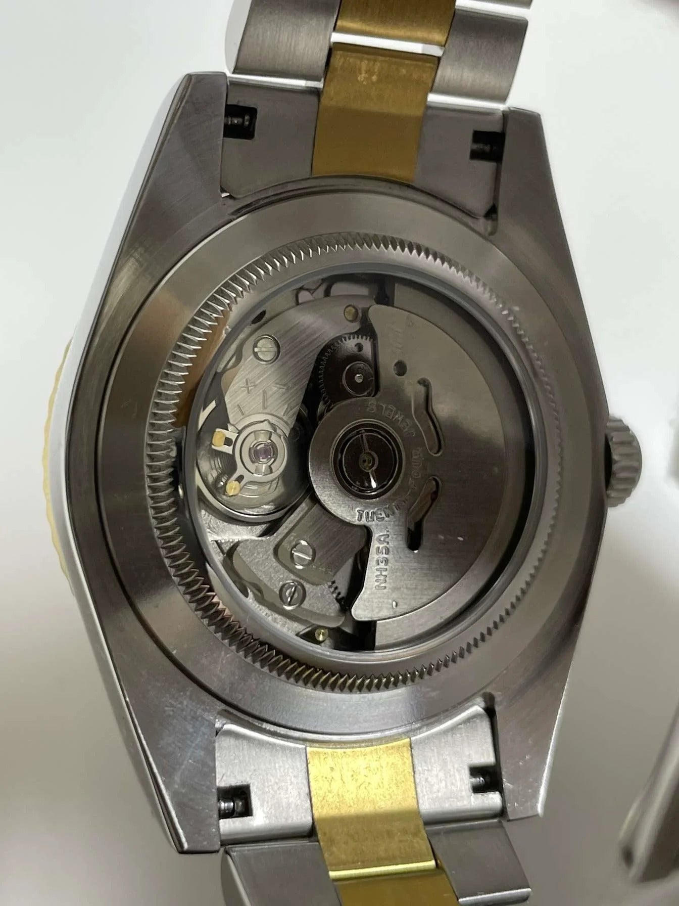 Seiko Two-Tone Gold Diamond Mod