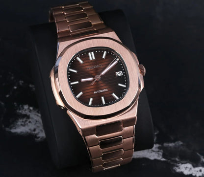 Seiko Nautilus Sunburst Gold Mod
