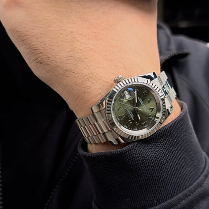 Seiko Olive Green Arabic mod