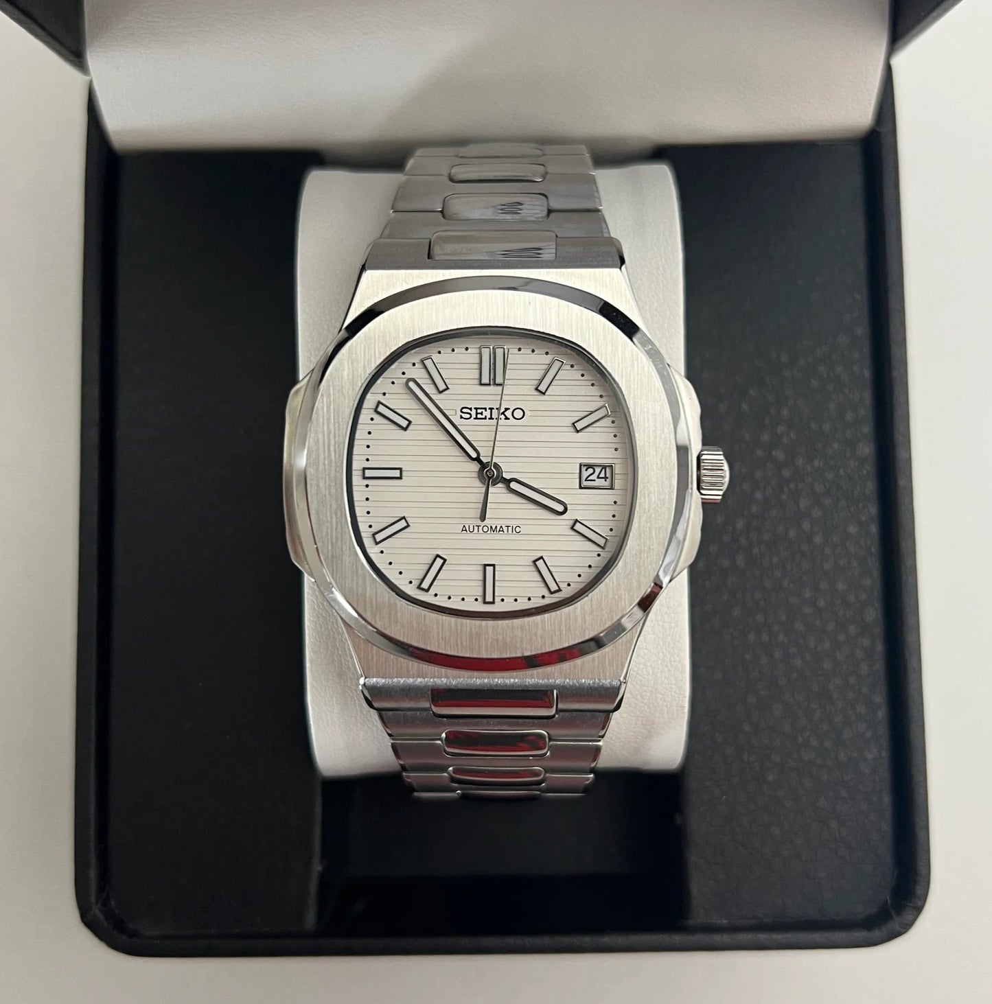 Seiko Nautilus White Mod