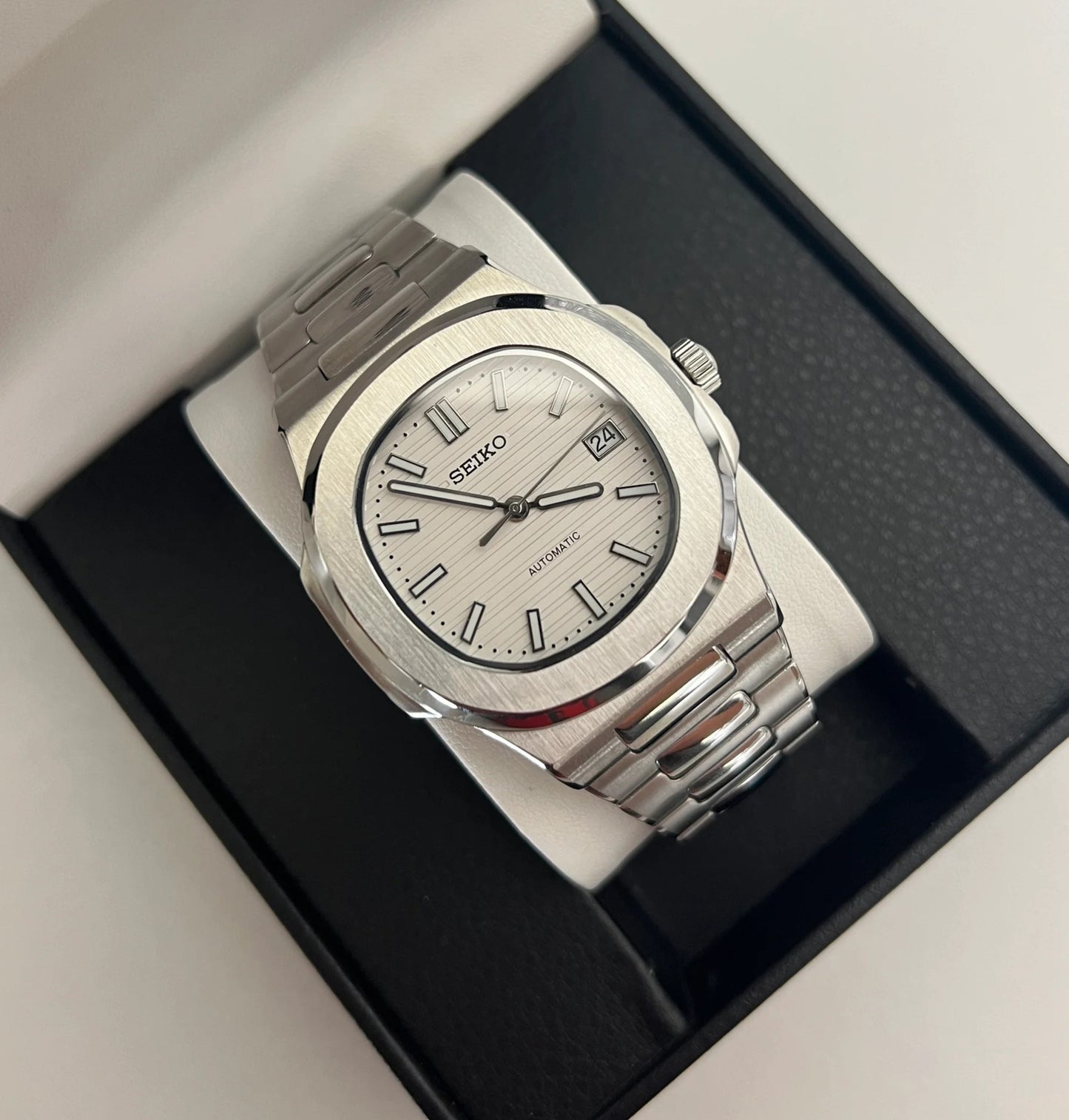 Seiko Nautilus White Mod