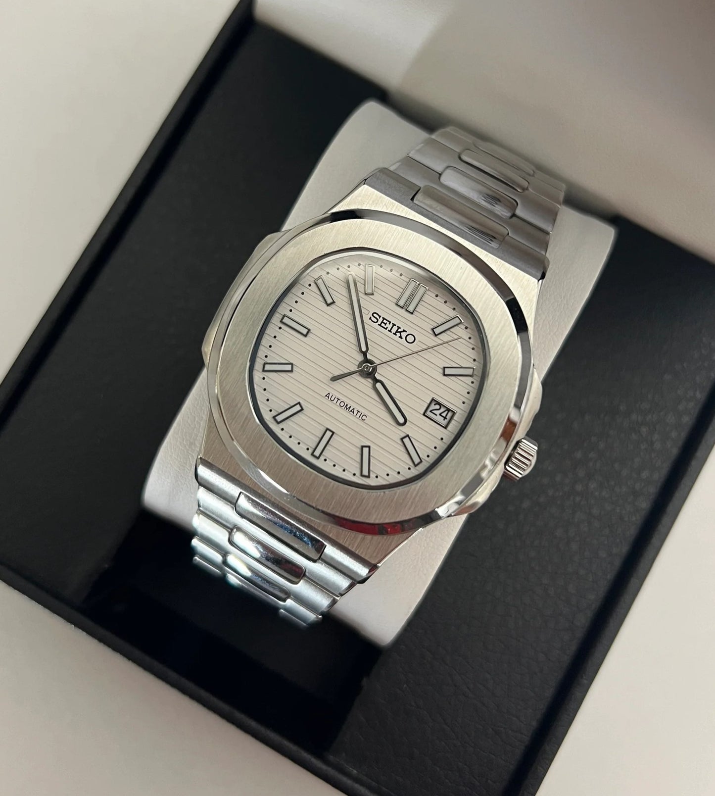 Seiko Nautilus White Mod