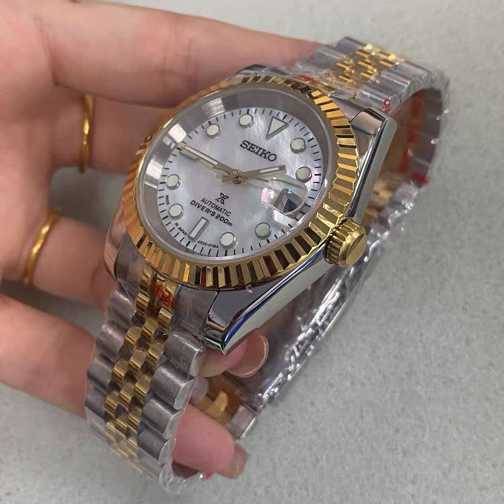 Seiko Two-Tone SilverGold Mod