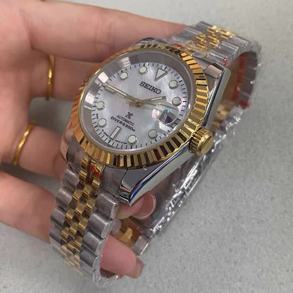 Seiko Two-Tone SilverGold Mod