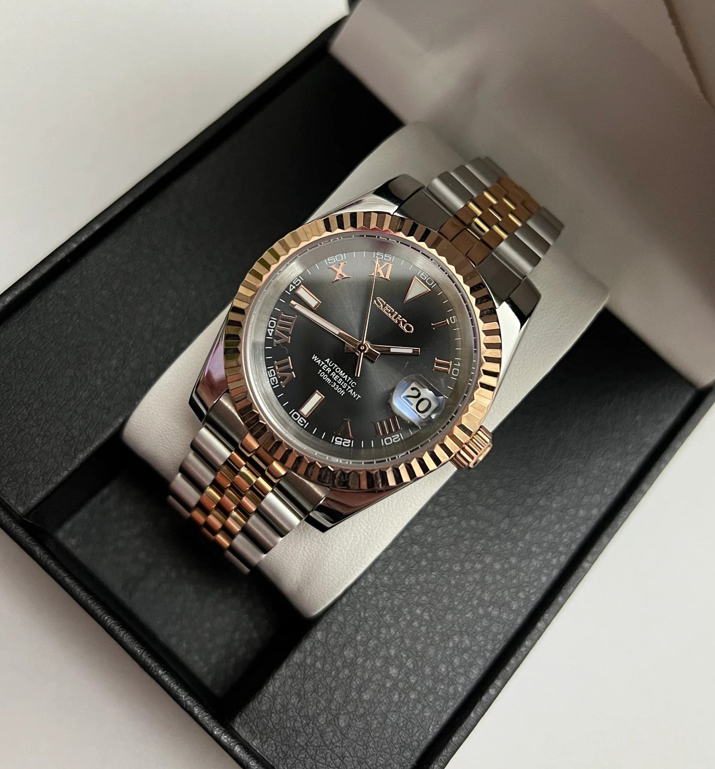 Seiko RoseGold Wimbledon Mod