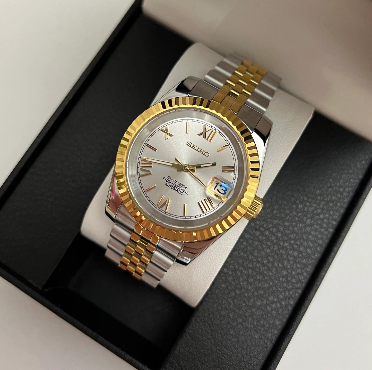 Seiko Roman Two-Tone Automatic Mod