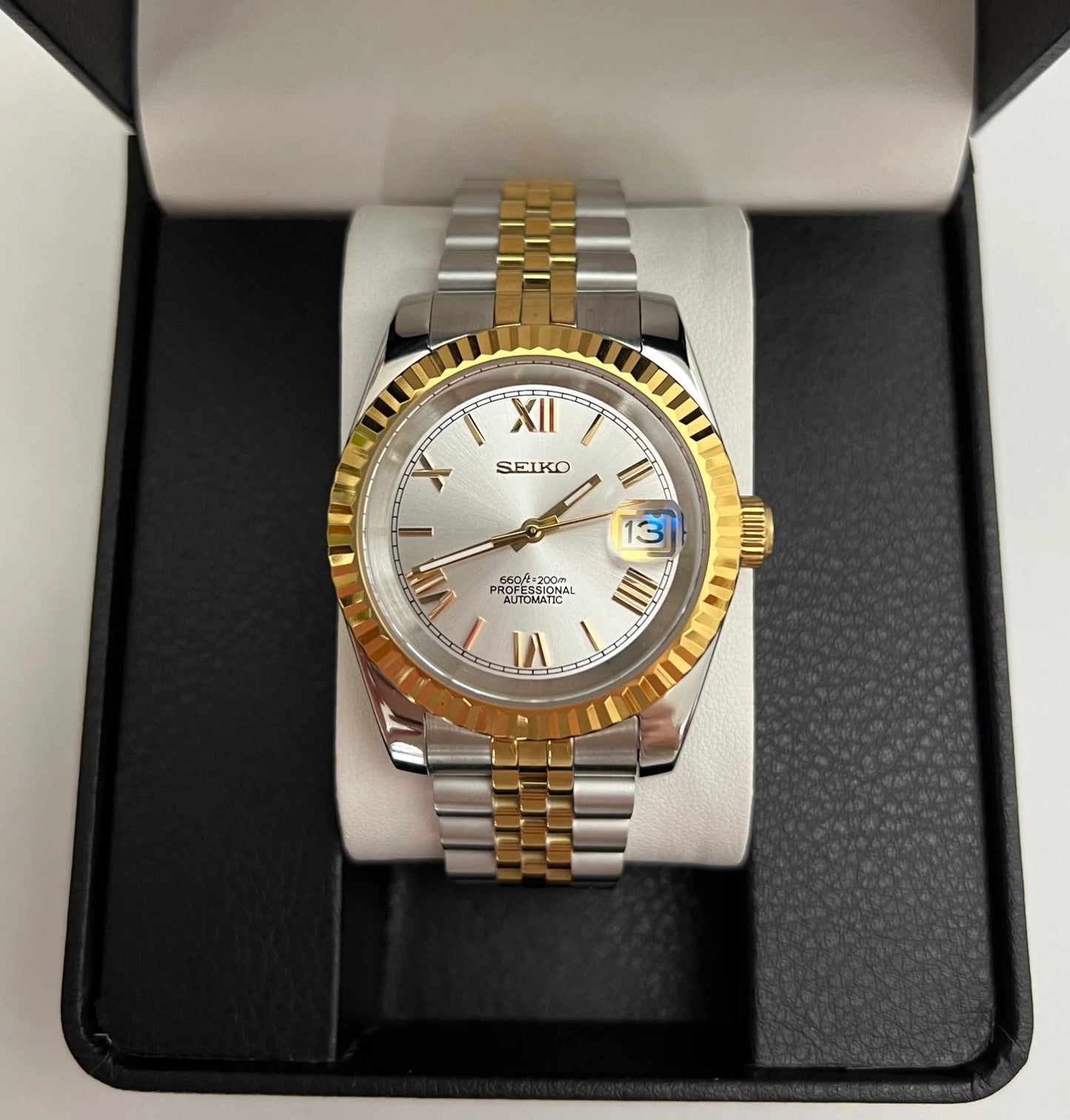 Seiko Roman Two-Tone Automatic Mod