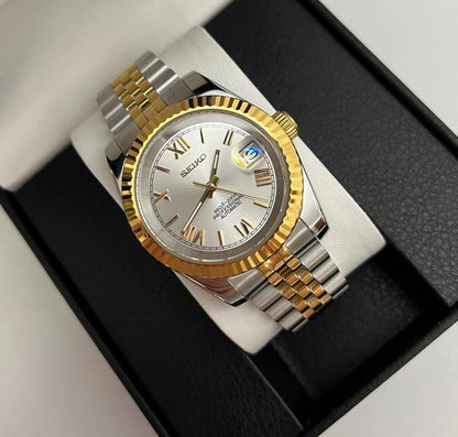Seiko Roman Two-Tone Automatic Mod